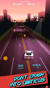 Turbo ’84: Retro Joyride. Drive fast, don’t crash! Screen Shot 3