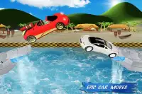 Water Slide Sports Cars Extreme Stunts Screen Shot 1