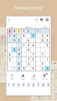 Sudoku: Logiczne Sudoku Gra Screen Shot 6