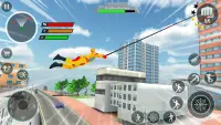 Police Robot Rope Hero Game 3d Screen Shot 2