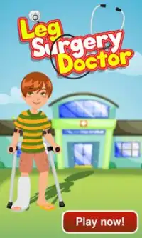 Leg Doctor - Surgery Games Screen Shot 0