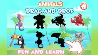 Animal Drag And Drop Puzzle Screen Shot 0