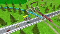 Long European Train Driving New Train Free Game Screen Shot 4