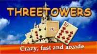 ThreeTowers, The Tripeaks Free Solitaire Game Card Screen Shot 0