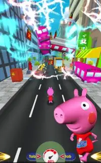 Peppa Pig Game: Run, Dash & Surf Free Subway Game Screen Shot 4