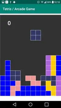 Tetris / Arcade Game Screen Shot 1