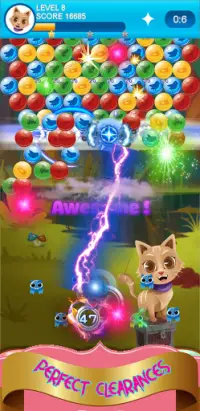 Pop Catly Puzzle - Best Bubble Shooter Witch 2021 Screen Shot 0