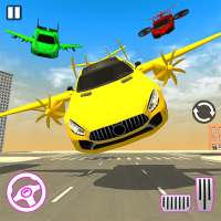 Real Light Flying Car Racing Sim Game 2020