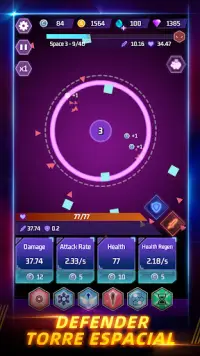 Space Tower-Galaxy Tower TD Screen Shot 0