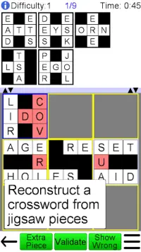 Jigsaw Crossword   Screen Shot 1