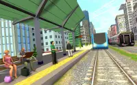 Sürüş Metro Tren Sim 3D Screen Shot 4