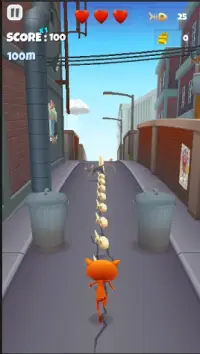Tom Run - Talking Tom Hero Dash 3D Game Screen Shot 0