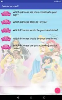 Quelle princesse ressemblez-vous le plus? Tests Screen Shot 15