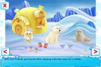 Polar Bear Cub - Fairy Tale with Games Free Screen Shot 1