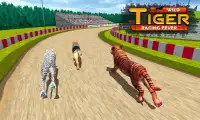 野生 虎 対 犬 レーシング 3D ゲーム Screen Shot 5