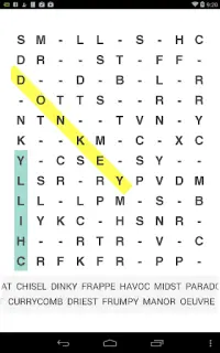 Missing Vowels Word Search Screen Shot 3