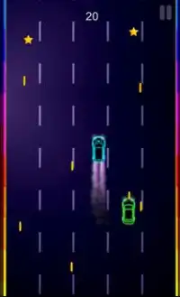 Neon Car Racing Screen Shot 4