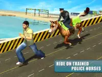 الشرطة مطاردة الجريمة الحصان Screen Shot 6