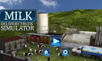 दूध वितरण ट्रक सिम्युलेटर Screen Shot 2