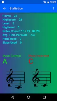 Clef Master - Music Note Game Screen Shot 2