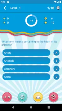 Nursing Exam Quiz- Medical & Nursing Terms-ANATOMY Screen Shot 3