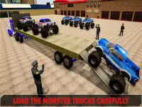 carga de caminhão monstro da polícia: simulador de Screen Shot 0