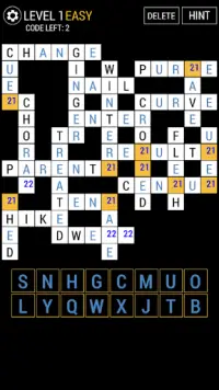 Codeword Unlimited Puzzle Screen Shot 2