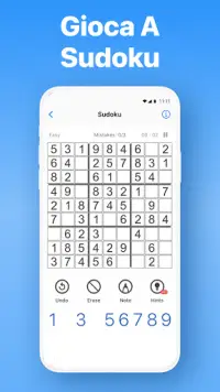 Sudoku - puzzle del cervello Screen Shot 0