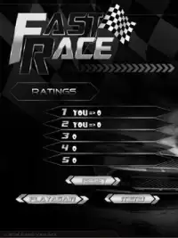 Fast Racing Car 2D Screen Shot 0