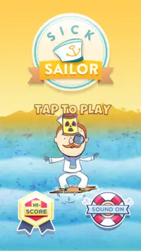 Sick Sailor - Arcade Style Game Screen Shot 0