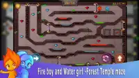 Fire boy and Water girl -Forest Temple maze Screen Shot 3