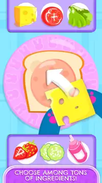 Cute & Tiny Sandwiches - Quick Lunch for Baby Pets Screen Shot 2