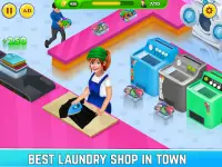 Laundry Shop Washing Game Screen Shot 2