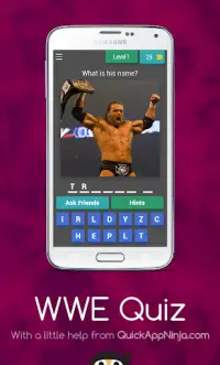 WWE Quiz Screen Shot 0