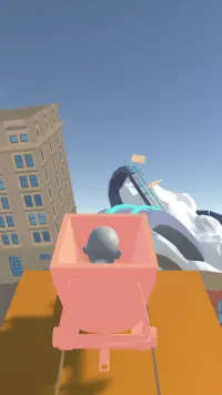 Stickman roller coaster 3D Screen Shot 3