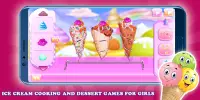 🍦👩‍🍳 Ice Cream Cooking and Dessert games Screen Shot 1