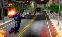 Super Monster Thanos Battle - City Fighting Game Screen Shot 2