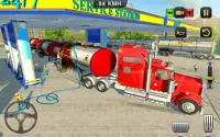 Minyak Tanker Long Trailer Lori Simulator-Jalan K Screen Shot 4