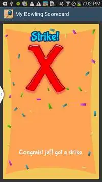 My Bowling Scorecard App Screen Shot 4