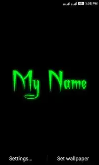My Name Neon Screen Shot 0