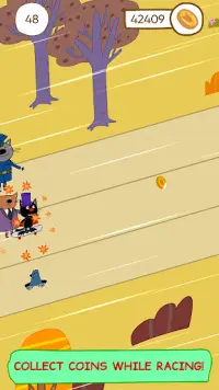 Kid-e-Cats Skateboard Racing Rush. Kids games Screen Shot 3