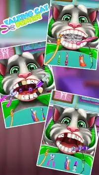 Talking Cat Dentist Salon Screen Shot 3