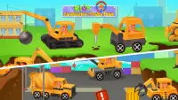 Kids Construction Trucks Drive Games Screen Shot 0