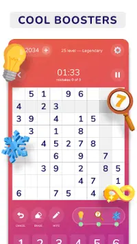 Sudoku Boost - classic sudoku Screen Shot 1