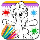 Little Pony Coloring Game Kids
