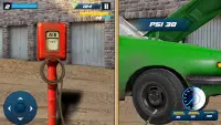 Tire Shop Car Mechanic Game 3d Screen Shot 0