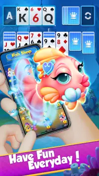 Solitaire - ตู้ปลาคนเดียว Screen Shot 2