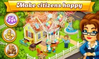 Cartoon City: farm to village. Build your home Screen Shot 1