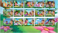 Jigsaw Dora Girls Kids Screen Shot 2