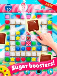 Sweet Sugar Match 3 - Free Candy Smash Game Screen Shot 13